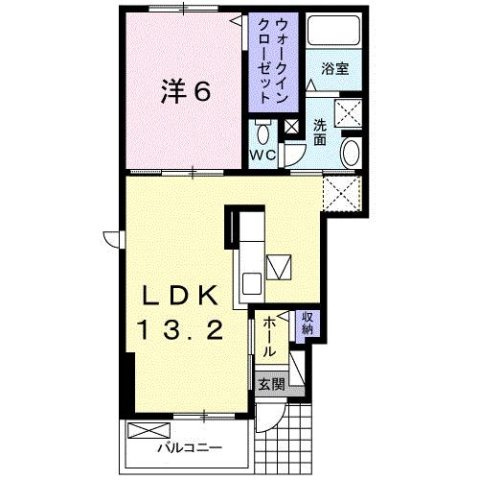 グランシャリオ　Ⅲの間取り