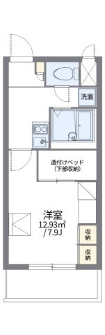 レオパレスパルコートＢの間取り