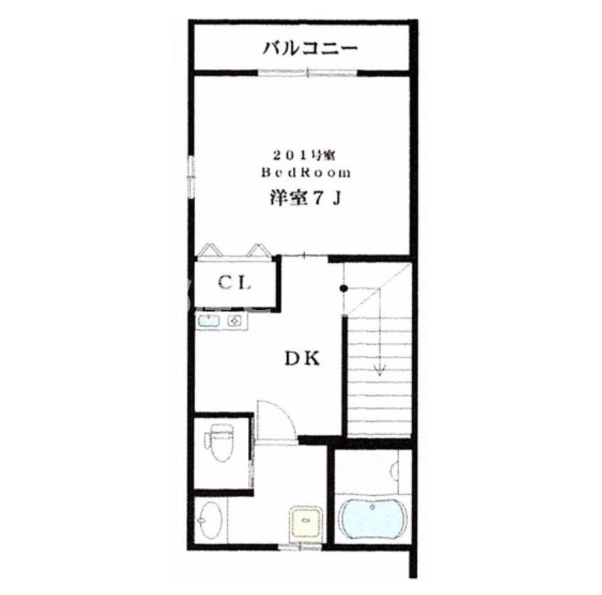 桜レジデンス【おとり物件なし】の間取り