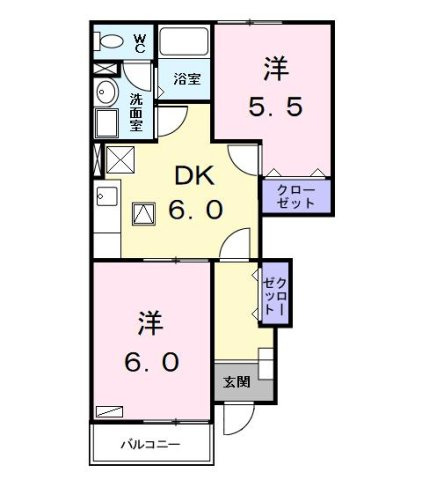 カーサ　グラッツィオーソの間取り