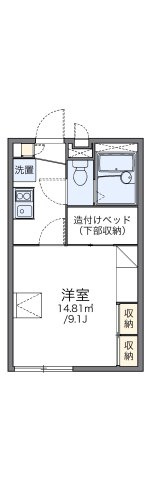 レオパレスＤＲＥＡＭ　Ｃの間取り