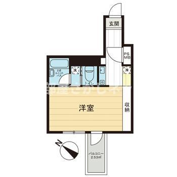 フォンテ青山【おとり物件なし】の間取り