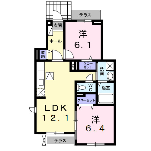 ベッロ　ボスコの間取り