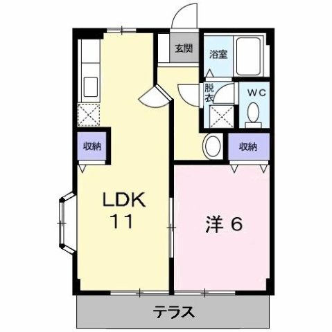 広住グリーンハイツⅡの間取り