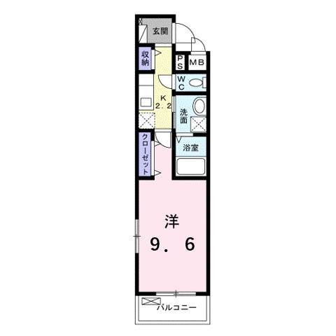 クレメントＳＫ　Ⅲの間取り