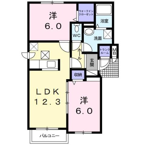 グルービーの間取り
