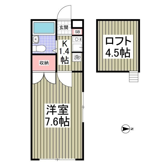 エスペラントイケダの間取り
