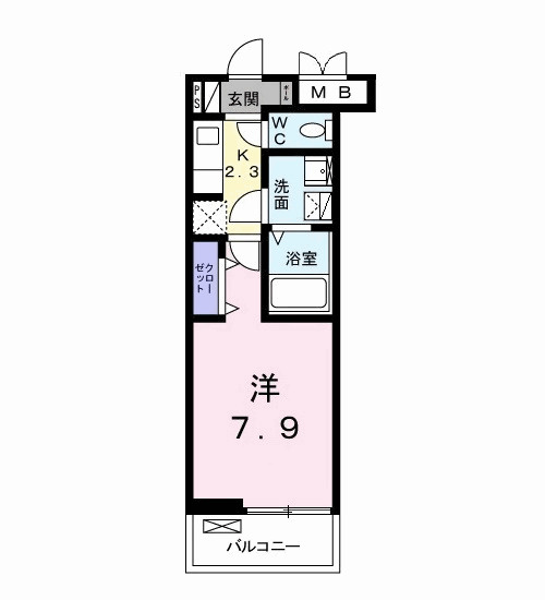 グランフェリシアの間取り