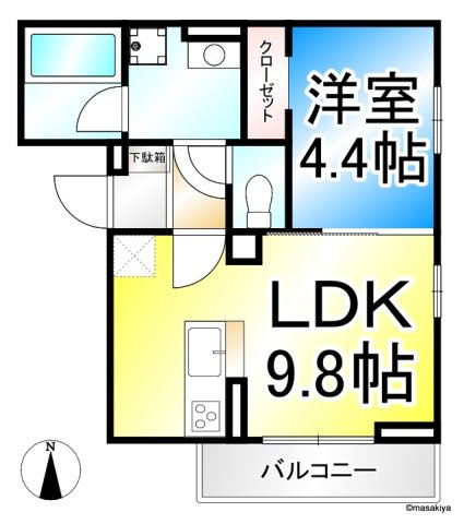 コンフォートTOWAの間取り