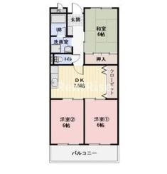 エスポワール武藤の間取り