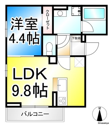 コンフォートTOWAの間取り