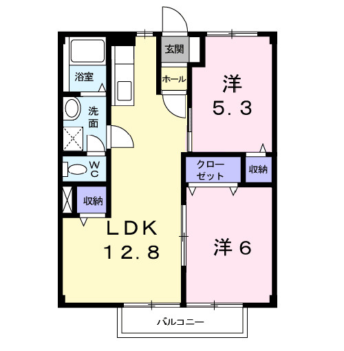 ガーデンハイツＢの間取り