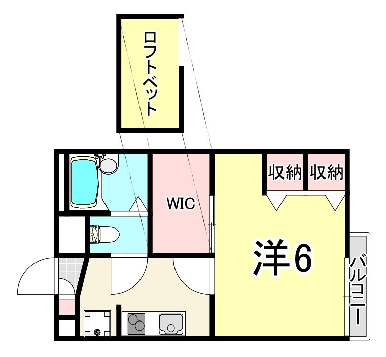 レオパレスProminentの間取り