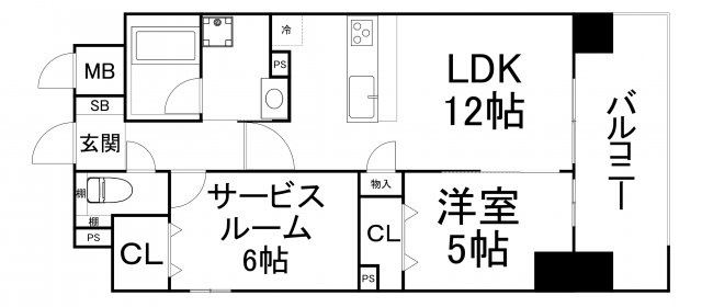 【間取り】 | マレテーラ海老江