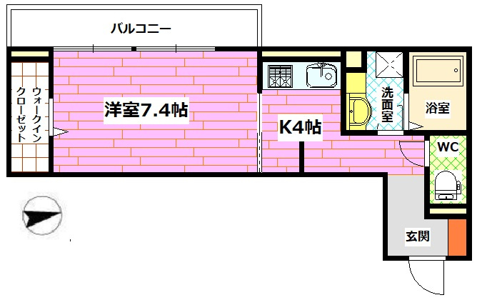 ＬＵＣＥ船越の間取り