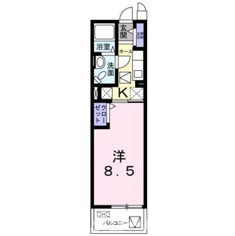 レガシーガーデンⅣ　Ａの間取り