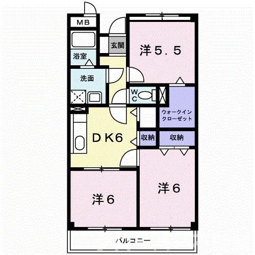 マルベル宇多津の間取り