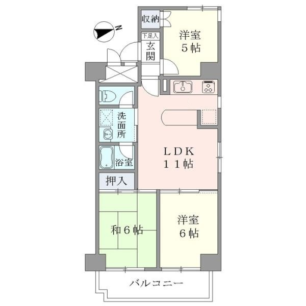 ヴェーネル滝沢の間取り