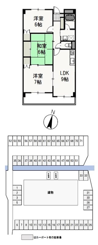グローヴ柚ノ木 の間取り