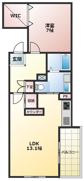 bianco luceの間取り|間取り図になります。