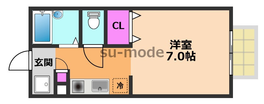 ハイツコンフォールの間取り