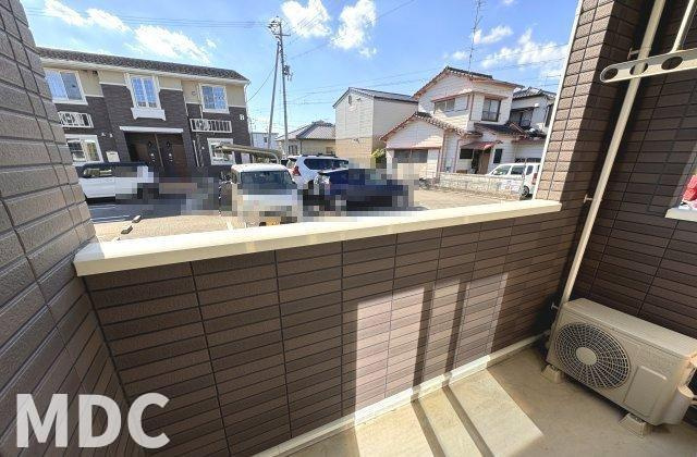 フランメゾン南沖洲Ａのバルコニー
