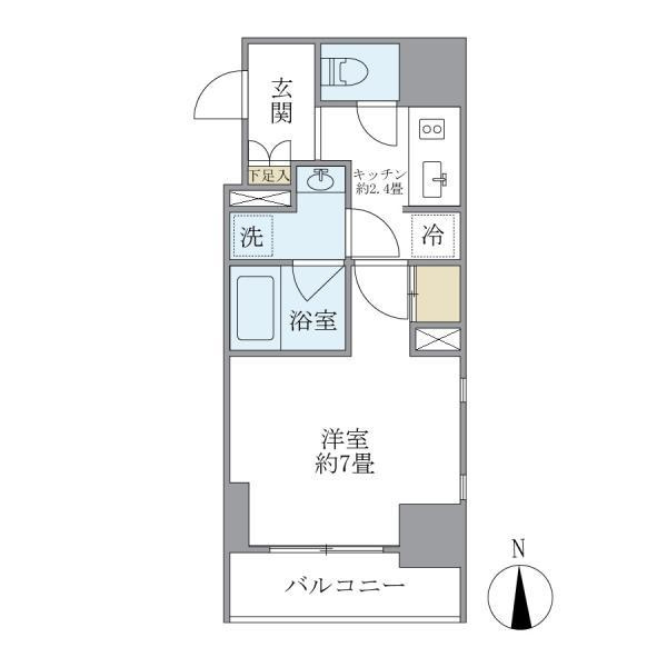 ＫＤＸレジデンス神田の間取り