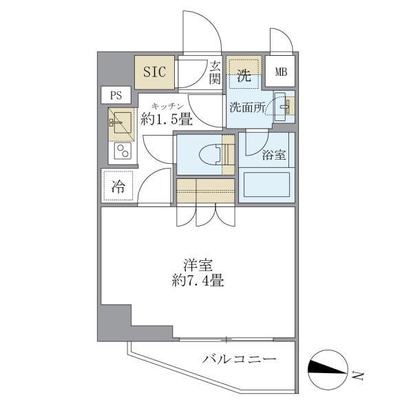 ＣＯＣＯ－ＣＨＩＬＬ　ＫＡＭＥＡＲＩの間取り