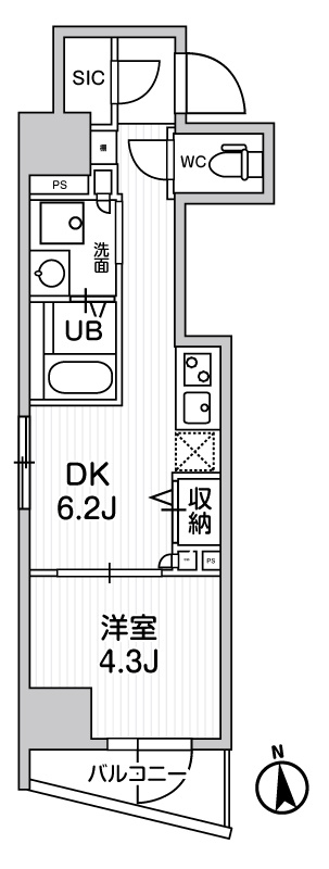 CREATIF秋葉原の間取り