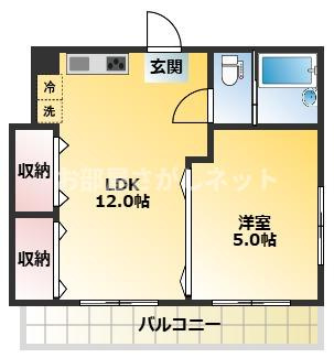 関口ビル【おとり物件なし】#学生・社会人にオススメ！初期費用分割払いOK！の間取り