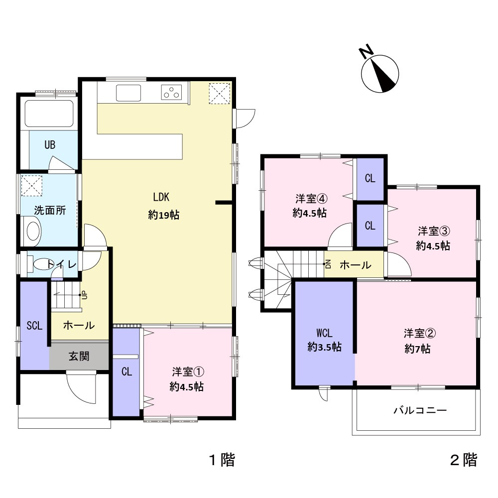 築10年の良質中古戸建　大久保町大窪の間取り