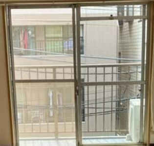 文祥堂マンションのバルコニー