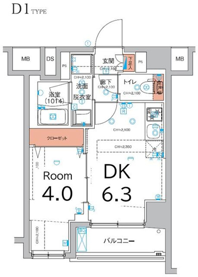 【間取り】 | ハーモニーレジデンス東京羽田スカイブリッジ