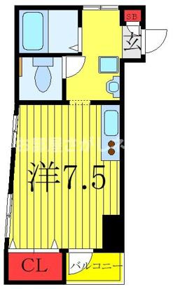 横山マンションの間取り