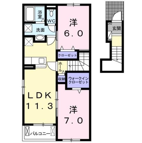 【間取り】 | リヴァーサ　Ａ