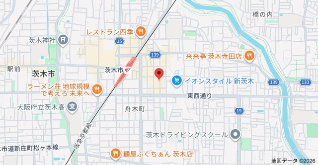 茨木ロイヤルの地図