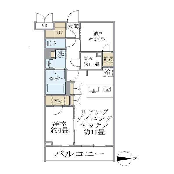 Ｌａ　Ｐｅｒｌａ　ＪｉｙｕｇａｏｋａＩＩの間取り