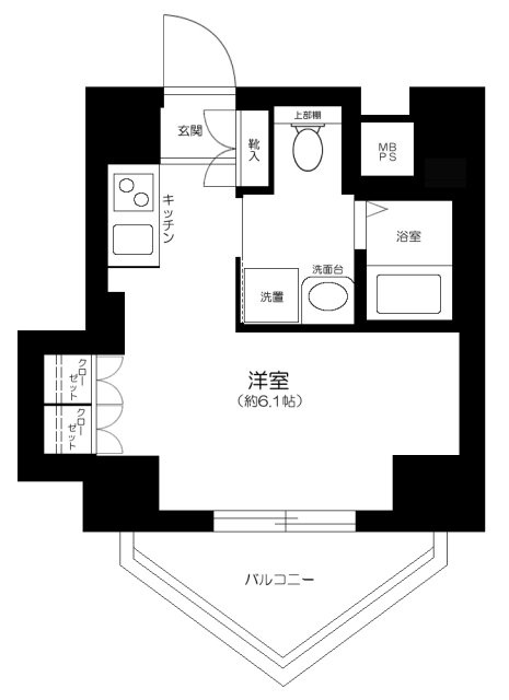 AXAS新宿TowersEastの間取り