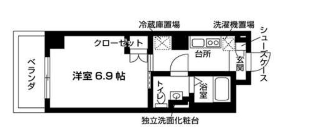 ショルテッツァ京成の間取り