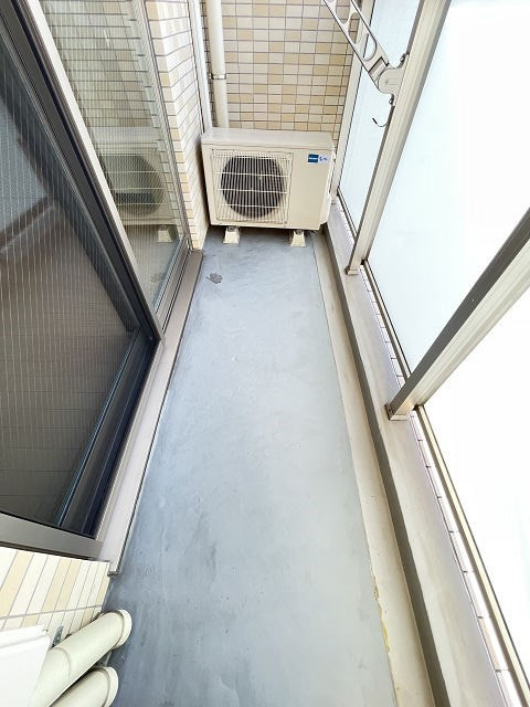 ルシェリア夙川のバルコニー