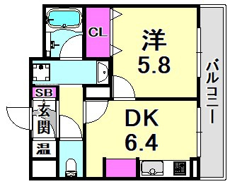 西宮アネックスの間取り