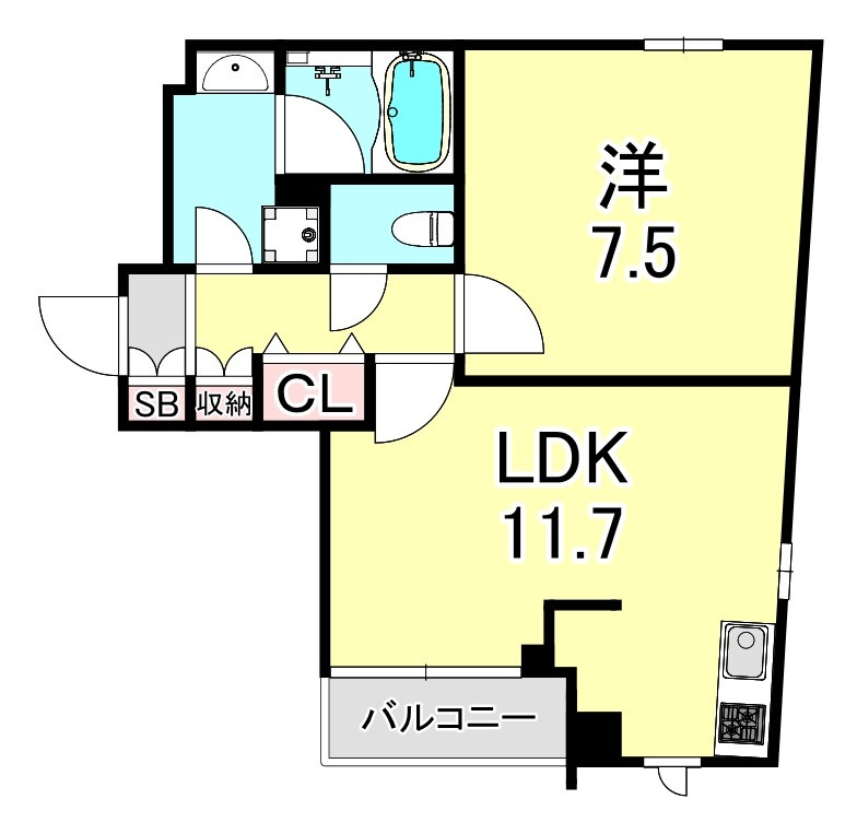 Villa　Musica西宮北口の間取り