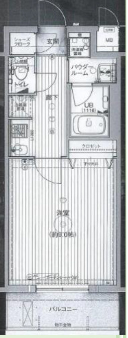 アドバンス難波南の間取り
