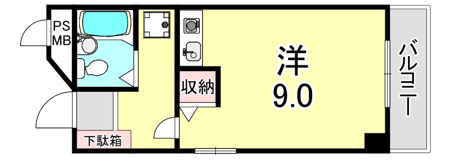 マルキュウビルの間取り
