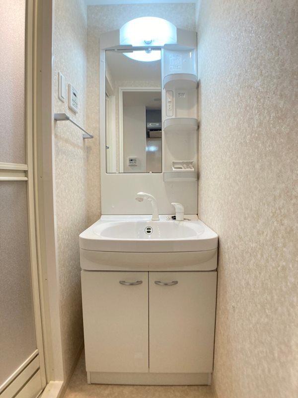 Luxe難波南の洗面所