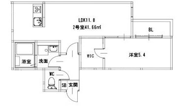 アーバンブライト麦野の間取り