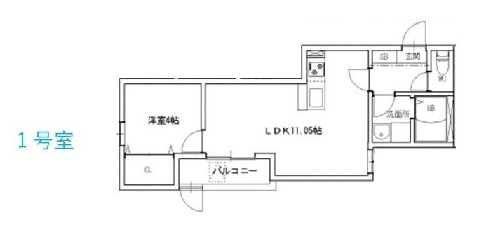 ルピナス横手南町Ⅰの間取り