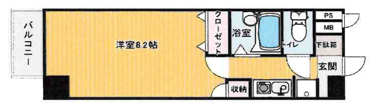 ヴィラ・セゾン甲南の間取り