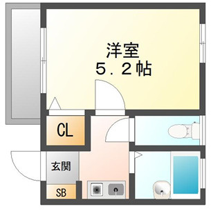 マンション三輪の間取り