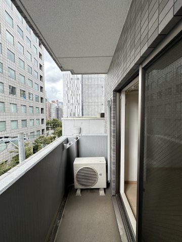 マティエール東梅田のバルコニー